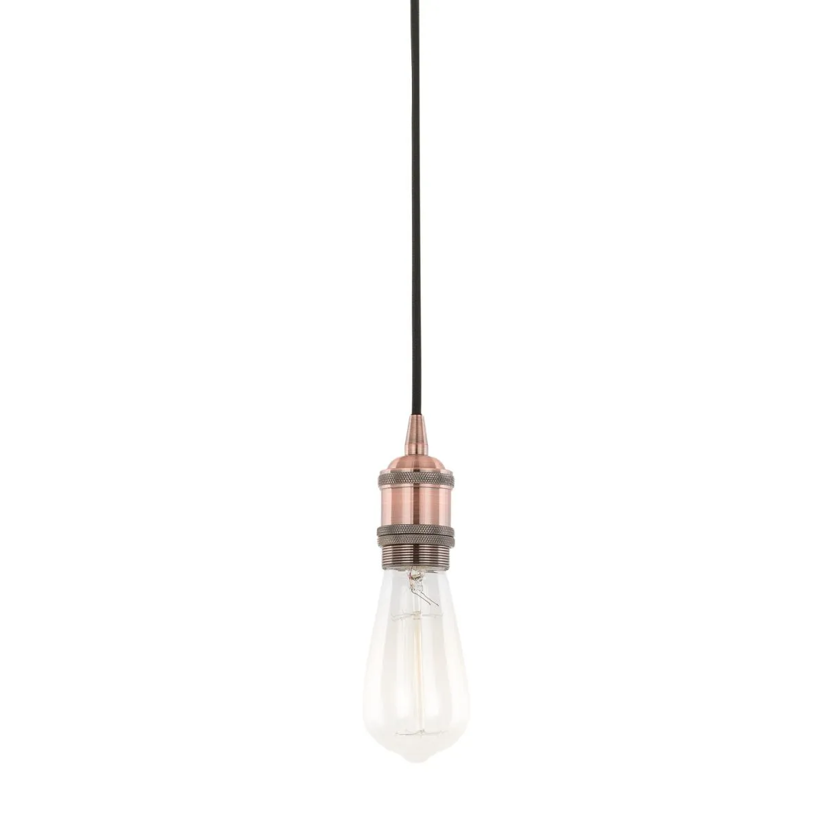 Classo, nowoczesna oprawka wisząca, w kolorze czerwonej miedzi, E27, DS-M-034 RED COPPER